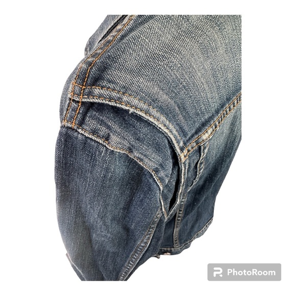 Vintage Levi’s Denim Jacket Size Small Indigo Blue Jean Jacket Pre-Loved - Picture 5 of 10